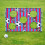 Porta da calcio 2 in 1 con rete e pannello bersaglio 3