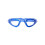 Blaue Schwimmbrille, Antibeschlag, UV-Schutz 2