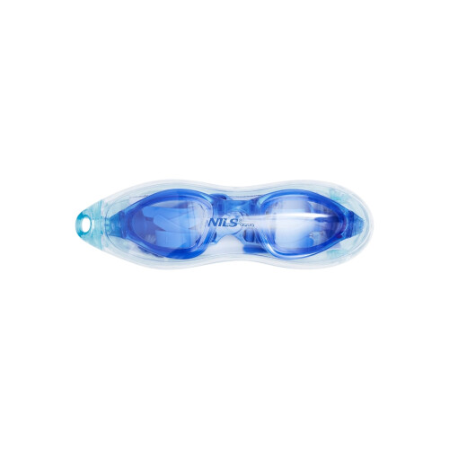 Blaue Schwimmbrille, Antibeschlag, UV-Schutz 2