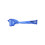 Blaue Schwimmbrille, Antibeschlag, UV-Schutz 4
