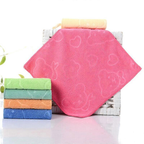 (2) 25*25cm Bathroom Microfiber Hand Towels 2