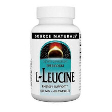 Source Naturals L-Leucine, 60 Caps (Pack of 1)