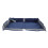Folding Table Tray Cover 39 x 27 x 6 cm Navy Blue 1