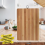 34x24cm Bamboo Cutting Chopping Board Hanging Hook 3