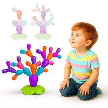 Toyana 31 Pcs Magnetic Cactus Stacking Kids Toy