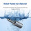 20pcs Embedded Self-Tapping Screws, Self-Tapping Screws Laminate Support for Cabinet, Shelf Support Screws with Non-Slip Sleeve, Self-Tapping Embedded 4