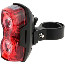 Outdoor LED Bike Tail Light Bike Rear Lamp or Tail Warning Red Light Has 2 LED Lights Powered by Two AAA Batteries