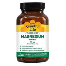 Country Life Magnesium Target-Mins, 120 Caps (Pack of 2)