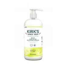 Kirk's Natural Products 3-In-1 Cleanser, Juniper & Lime 32 Oz (Pack of 1)