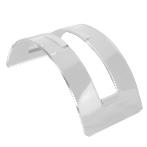 Acrylic Multi Angle Adjustable Vertical Laptop Stand for Office Desk Setup