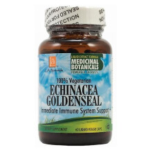 L. A .Naturals Echinacea Goldenseal, 60 Veg Caps (Pack of 1)