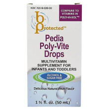 B Protected Pedia Poly-Vite Drops, 50 ml (Pack of 1)