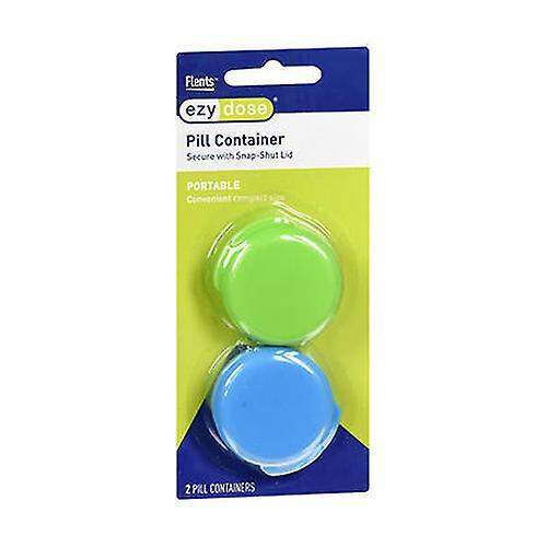 Ezy Dose  Portable Pill Container, 2 Each (Pack of 1)
