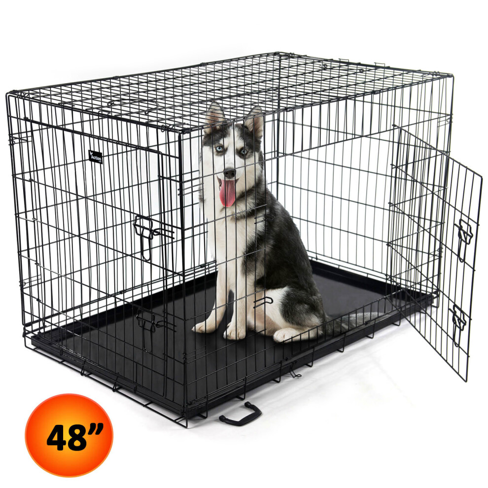 Actiaspet Xxlarge Metal Dog Training Cage Black