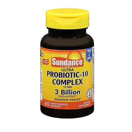 Sundance  Ultra Probiotic-10 Complex Quick Release Capsules, 60 Caps (Pack of 1)