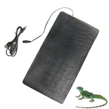 (3318) Leather Reptile Heated Mat Pet Heating Pad Heated Pet Bed Indoor