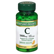Nature's Bounty Vitamin C Plus Rose Hips,1000 mg ,100 tabs (Pack of 1)