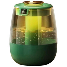 (Green) 1300 Ml Usb Air Humidifiers For Bedroom Ultrasonic Cool Mist Led Humidifier