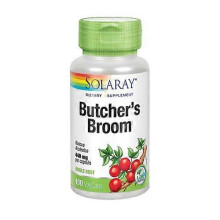 Solaray Butcher's Broom ,440 mg ,100 Veg Caps (Pack of 1)