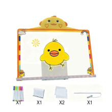 (Duck) Cartoon Glow Drawing Board LED Light Up Writing Tablet Kids Gift Set