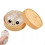 (White) Glitter Dumpling Squishy Box Anxiety Relief Fidget Decompression Dough 1