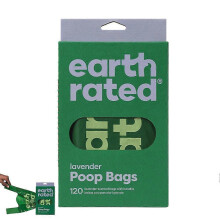(Lavender Fragrance 120pcs) Earth Rated Dog Poop Bags Biodegradable Scented Waste Dispenser Roll
