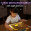 (Rabbit) Cartoon Glow Drawing Board LED Light Up Writing Tablet Kids Gift Set 3