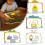 (Dinosaur) Cartoon Glow Drawing Board LED Light Up Writing Tablet Kids Gift Set 2