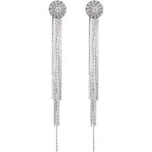 Sterling Silver Plated Sunflower Earrings with Tassles for Women Girls Wives as Holiday Birthday Gifts