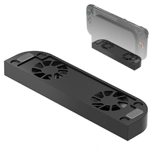 (Black) Cooling Fan For Switch 2 Docking Station Heat Sink Base 2