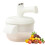 (White) Electric Fruit Peeler with OneTouch Automatic Peeling for Grapes Rechargeable 1