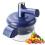 (Blue) Electric Fruit Peeler with OneTouch Automatic Peeling for Grapes Rechargeable 1