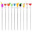 Cocktail Mixing Spoon, Cup Acrylic Bar puddler 10 pcs 1