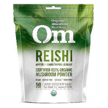 Om Mushrooms Organic Reishi Mushroom Powder, 3.57 Oz (Pack of 2)