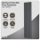 Dellonda Vertical Radiator Contemporary Double Flat Panel 7
