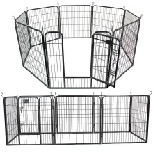 Heavy Duty 8 Panel Pet Playpen Metal  Cage Medium