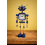 Steampunk Metal Robot Clock Vintage Industrial Desk Table Clock Decor 6