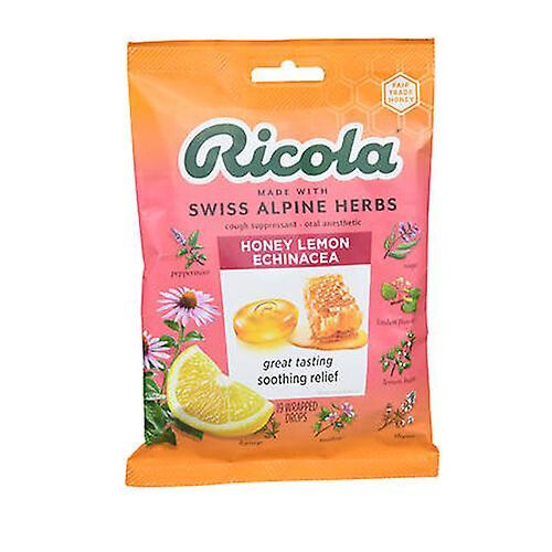Ricola Cough Drops ,Echinacea Honey Lemon, 24 Drops