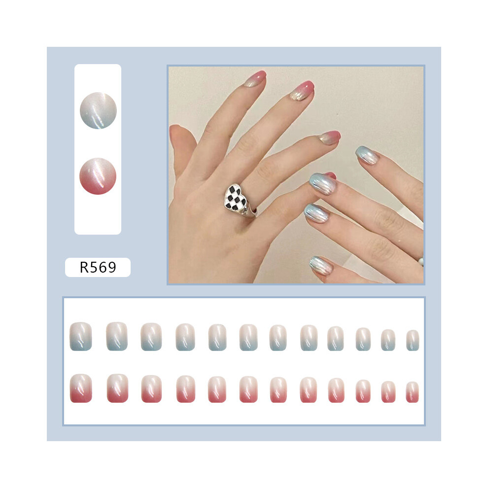 Press On Nails European Fake Nails Press On Nails Uv Seal Glossy Full Coverage Fit Nails Artificial False Nails Nails For Women 3545974768923
