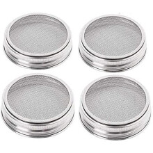 Stainless Steel Sprouting Jar Strainer lid - 2 in 1 Superb
