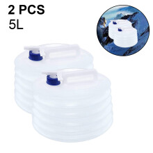 Recipiente de água dobrável, jarra de armazenamento de água portátil premium, própria para alimentos, com torneira, perfeita para camping, t