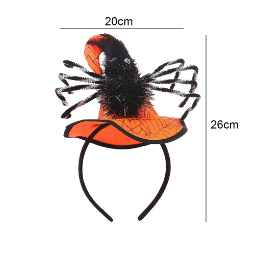 Halloween Spider Headband Spider Earrings Lace Spider Web Glov 1