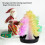 Crystal Growing Kit Light-Up 6 Crystals Science Gift for 3