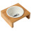 Pet Dining Table with Removable Ceramic Bowls, Tilted Orthopedic Feeding Dishes for Comfortable Feeding 1