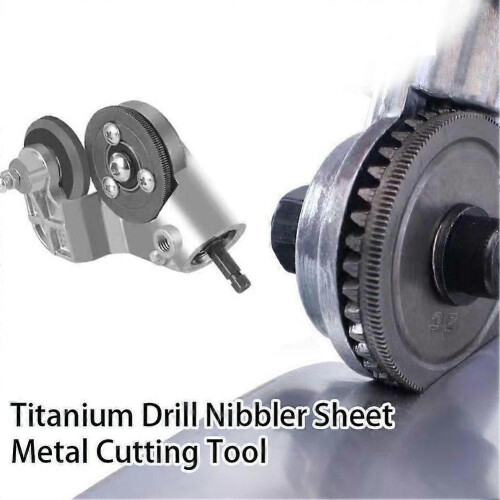 Titanium Drill Nibbler Sheet Metal Cutting Toolfor DIY Projects Home Repairs 2