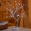 Luminária para Bonsai com 108 LEDs e Galhos Brilhantes, Funciona com Bateria e USB. 2