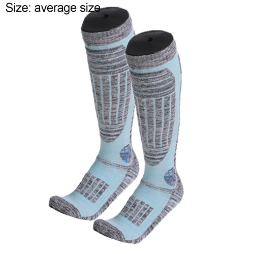 Thickened warm snow winter ski socks long knee-high snowboard 1