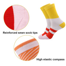 5Pairs Sushi Socks Mid Calf Socks Cotton Christmas Socks - Couple Casual Socks Christmas Gift Box Set