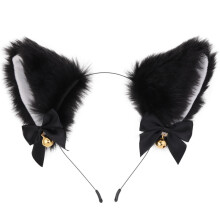 Handmade Fur Ears Headband Halloween Christmas Party Costume A