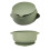 Lot de 2 bols pour enfants, vert militaire 1